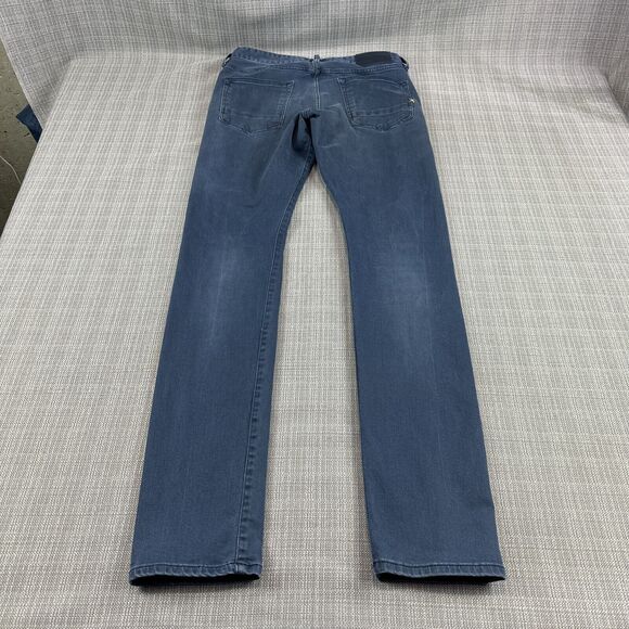 Scotch Soda Jeans Mens 30x35 Ralston Faded Distressed Button Fly Tall Slim Fit - Picture 13 of 14